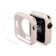 ENKAY Hat-Prince Protective TPU Watch Case + Full Coverage PET Screen Protector Film For Apple Watch Series 8 / 7 41mm(Pink)