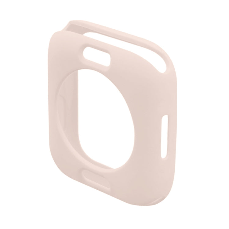 ENKAY Hat-Prince Protective TPU Watch Case + Full Coverage PET Screen Protector Film For Apple Watch Series 8 / 7 41mm(Pink)