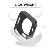 ENKAY Hat-Prince Protective TPU Watch Case + Full Coverage PET Screen Protector Film For Apple Watch Series 8 / 7 41mm(Black)