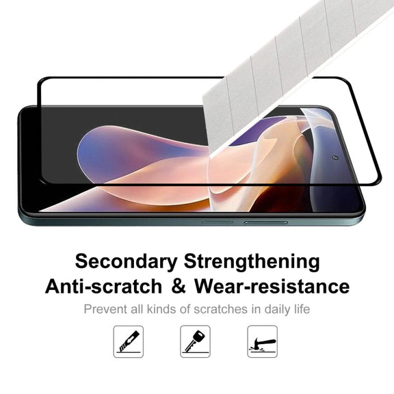 10 PCS For Xiaomi Redmi Note 11 ENKAY Hat-Prince Full Glue 0.26mm 9H 2.5D Tempered Glass Screen Protector Full Coverage Film
