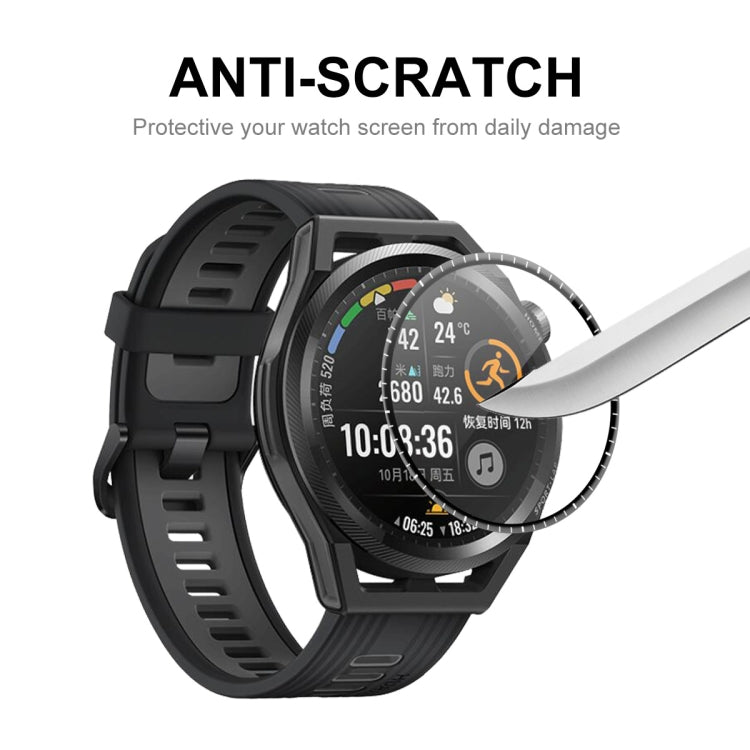 10 PCS For Huawei Watch GT Runner 46mm ENKAY Hat-Prince 3D Full Coverage Soft PC Curved Edge + PMMA HD Screen Protector Film