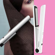 K-SKIN Portable Rechargeable Hair Straightener Curler Cordless Adjustable Temperature Fast Heat Ceramic Iron Styling Tool - free shipping - PMC TechLife - Order now!