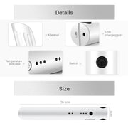 K-SKIN Portable Rechargeable Hair Straightener Curler Cordless Adjustable Temperature Fast Heat Ceramic Iron Styling Tool