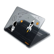 For MacBook Air 13.3 inch A1932 2018 ENKAY Spaceman Pattern Laotop Protective Crystal Case(Spaceman No.1)