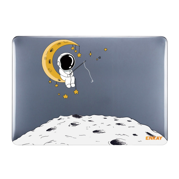 For MacBook Air 13.3 inch A1932 2018 ENKAY Spaceman Pattern Laotop Protective Crystal Case(Spaceman No.3)