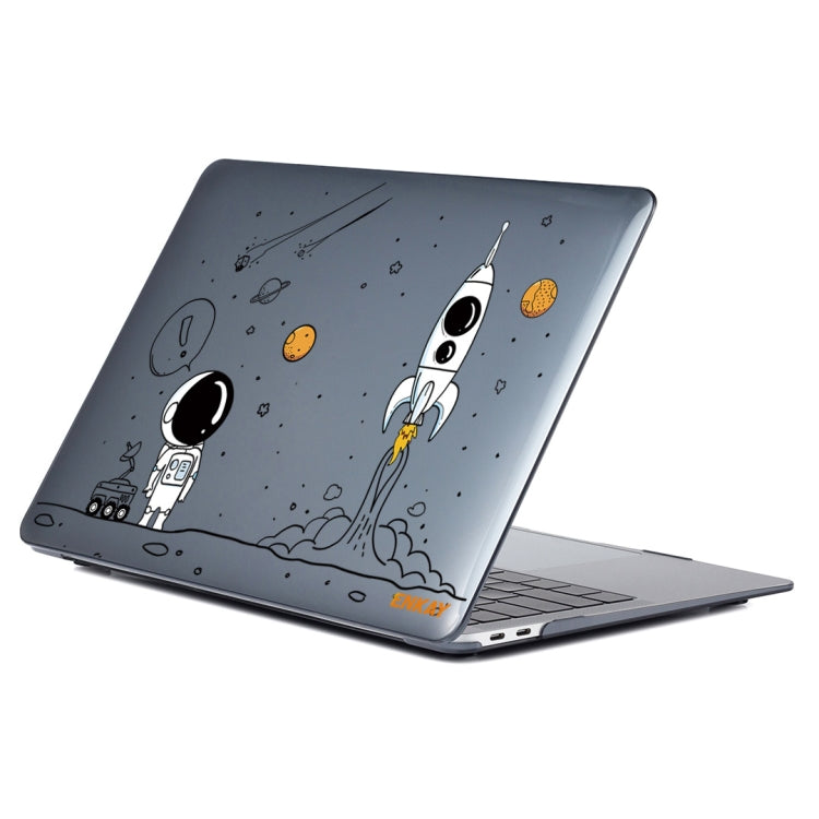 For MacBook Air 13.3 inch A2179 / A2337 ENKAY Spaceman Pattern Laotop Protective Crystal Case(Spaceman No.1)