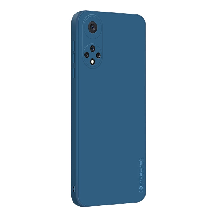 For Huawei nova 9 PINWUYO Liquid Silicone TPU Phone Case(Blue)