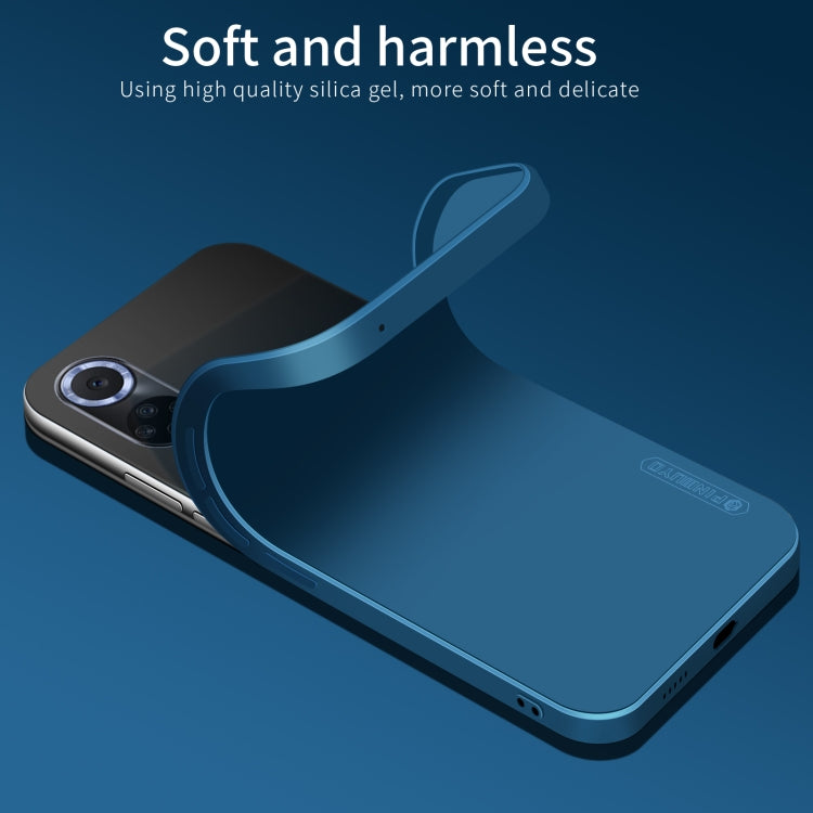 For Huawei nova 9 PINWUYO Liquid Silicone TPU Phone Case(Blue)