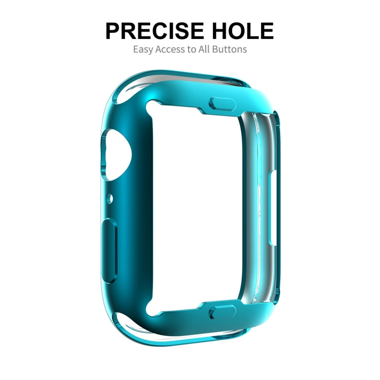 For Apple Watch Series 8 / 7 41mm ENKAY Hat-Prince Electroplated TPU Case(Silver) - Watch Cases by ENKAY