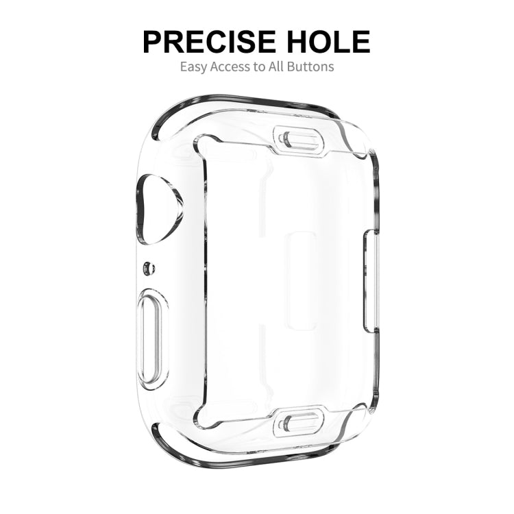 For Apple Watch Series 8 / 7 45mm ENKAY Hat-Prince Transparent TPU Case - Watch Cases by ENKAY