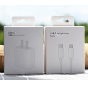 2m AU-20W PD USB-C / Type-C Travel Charger with USB-C to 8 Pin Data Cable, AU Plug
