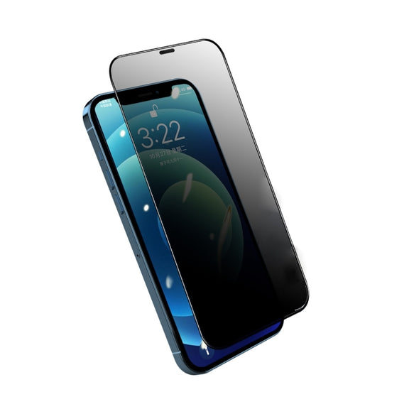 For iPhone 12 Pro Max ENKAY Quick Stick Anti-peeping Tempered Glass Film