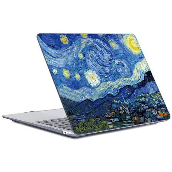 ENKAY Hat-Prince Natural Series Laotop Protective Crystal Case for MacBook Pro 16 inch A2141(Starry Night)