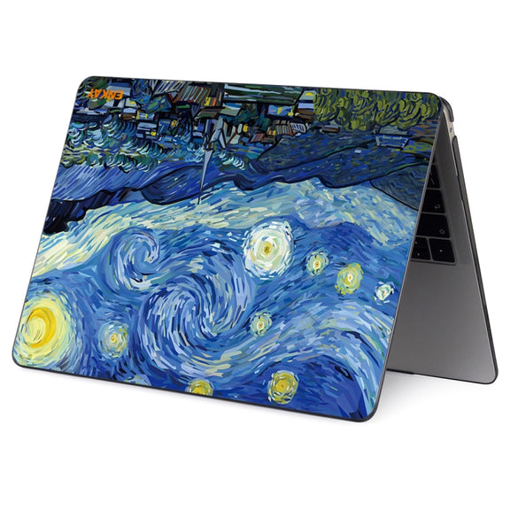 ENKAY Hat-Prince Natural Series Laotop Protective Crystal Case for MacBook Pro 16 inch A2141(Starry Night)