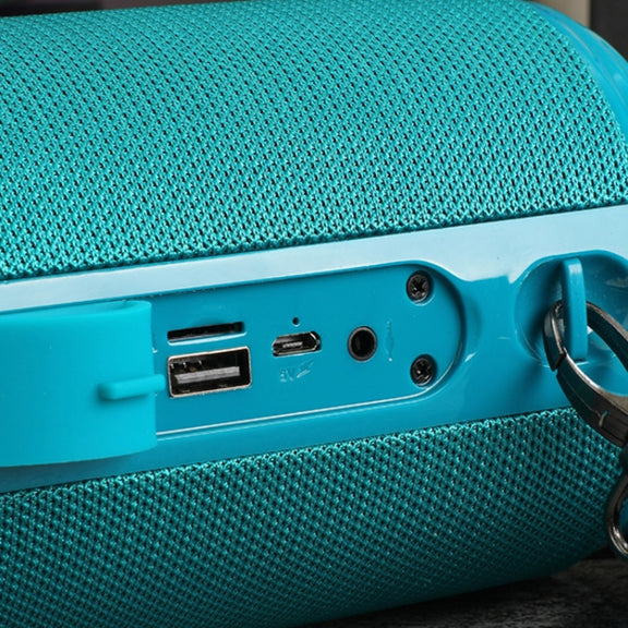 T&G TG537 RGB Light Portable Water-resistant Bluetooth Speaker Supports FM / TF Card(Gray)