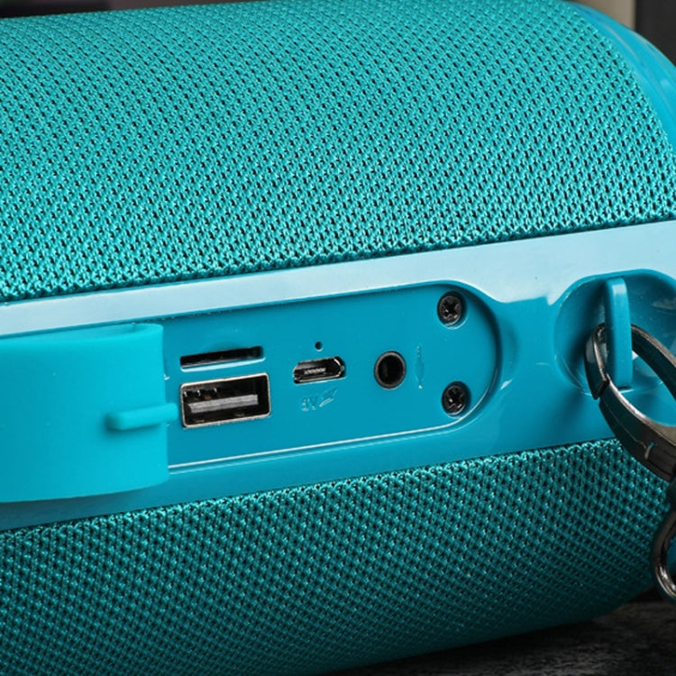 T&G TG537 RGB Light Portable Water-resistant Bluetooth Speaker Supports FM / TF Card(Gray)