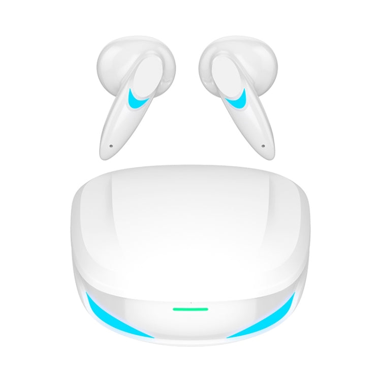 G10 TWS 5.2 Binaural True Stereo Touch Game Bluetooth Earphone(White)
