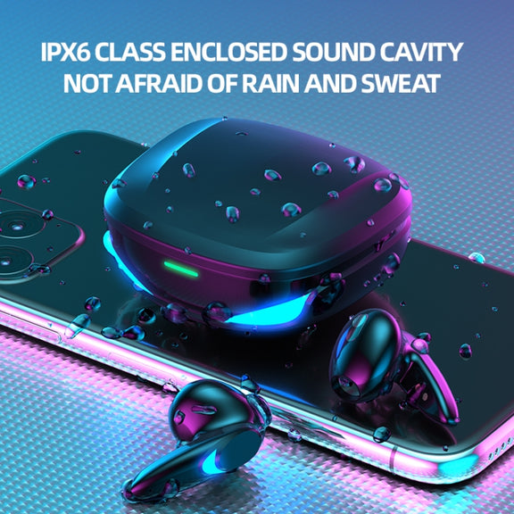 G10 TWS 5.2 Binaural True Stereo Touch Game Bluetooth Earphone(White)