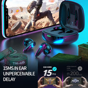 G10 TWS 5.2 Binaural True Stereo Touch Game Bluetooth Earphone(Black)