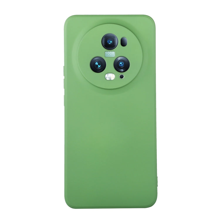 For Honor Magic5 Pro ENKAY Liquid Silicone Soft Shockproof Phone Case(Light Green)