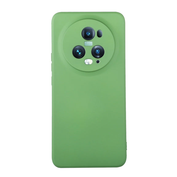 For Honor Magic5 Pro ENKAY Liquid Silicone Soft Shockproof Phone Case(Light Green)
