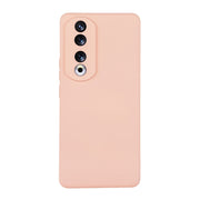 For Honor 90 ENKAY Liquid Silicone Soft Shockproof Phone Case(Pink)