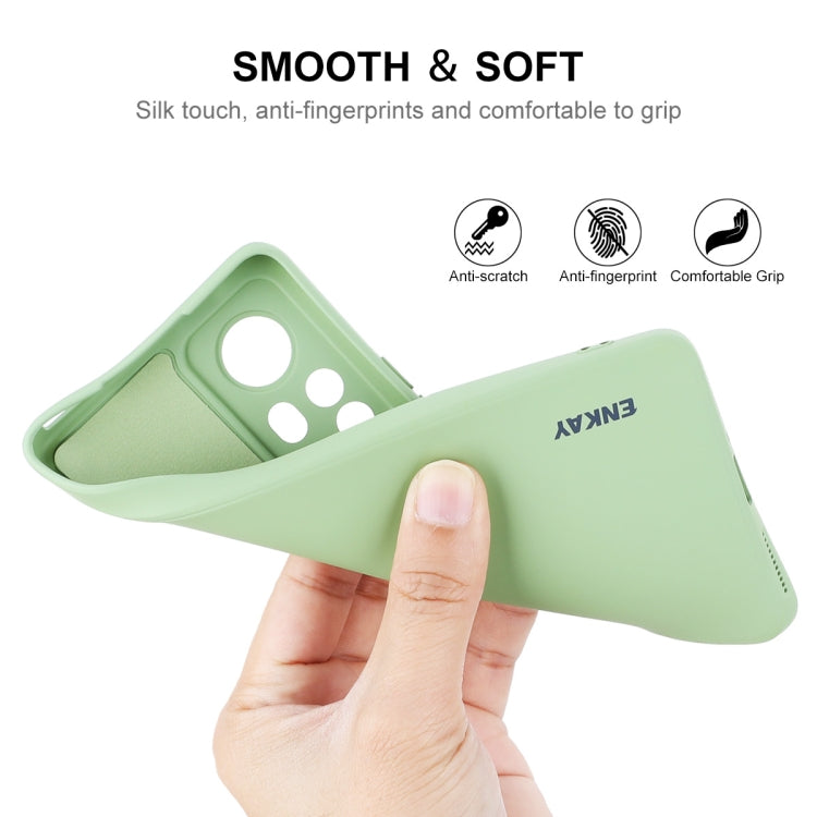 For Xiaomi 12 / 12X / 12S ENKAY Liquid Silicone Soft Shockproof Phone Case(Pink)