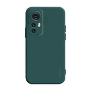 For Xiaomi 12 Pro / 12S Pro ENKAY Liquid Silicone Soft Shockproof Phone Case(Dark Green)