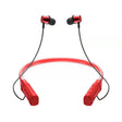 JG4 Flashing LED Neck-mounted Stereo Bluetooth Wireless Earphone(Red) - Neck-mounted Earphone by PMC TechLife | Online Shopping South Africa | PMC TechLife