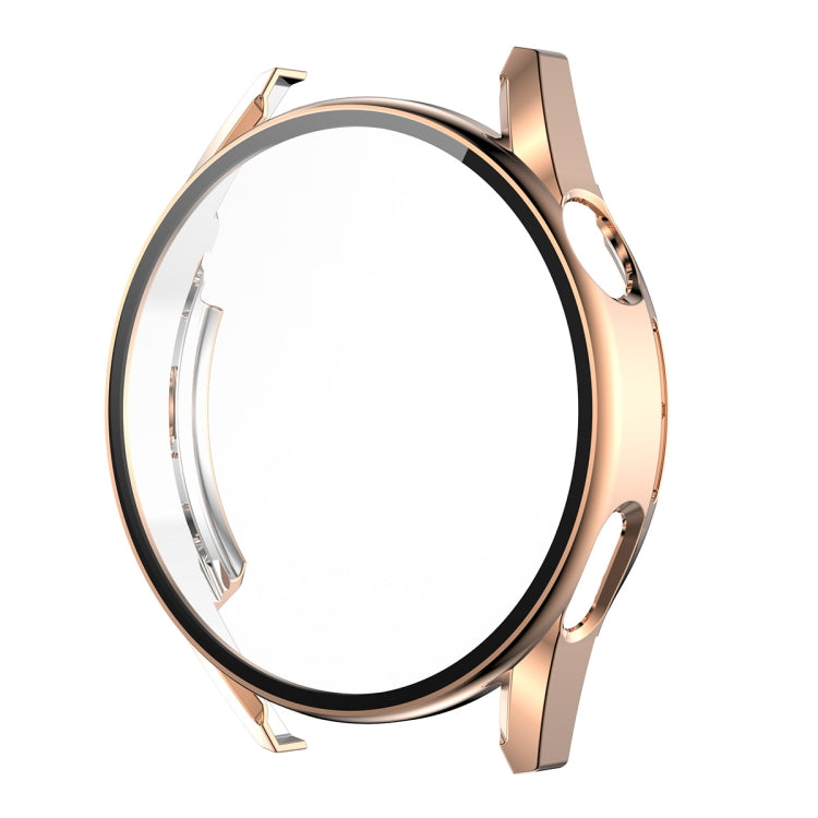 For Huawei Watch GT 3 42mm ENKAY PC Frame + Tempered Glass Protector Composite Case(Rose Gold)