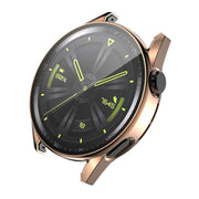 For Huawei Watch GT 3 42mm ENKAY PC Frame + Tempered Glass Protector Composite Case(Rose Gold)
