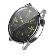 For Huawei Watch GT 3 42mm ENKAY PC Frame + Tempered Glass Protector Composite Case(Silver)