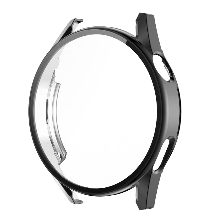 For Huawei Watch GT 3 46mm ENKAY PC Frame + Tempered Glass Protector Composite Case(Black) - Watch Cases by ENKAY