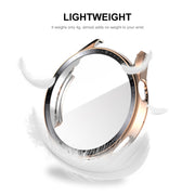 For Huawei Watch GT 3 46mm ENKAY PC Frame + Tempered Glass Protector Case With Scale(Silver)