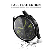 For Huawei Watch GT 3 46mm ENKAY Matte PC Frame + Tempered Glass Protector Case(Dark Green)