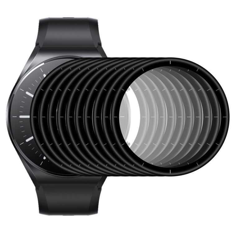 10 PCS For Xiaomi Watch S1 ENKAY Hat-Prince 3D Full Coverage Soft PC Edge + PMMA HD Protector Film