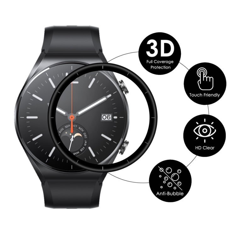 10 PCS For Xiaomi Watch S1 ENKAY Hat-Prince 3D Full Coverage Soft PC Edge + PMMA HD Protector Film