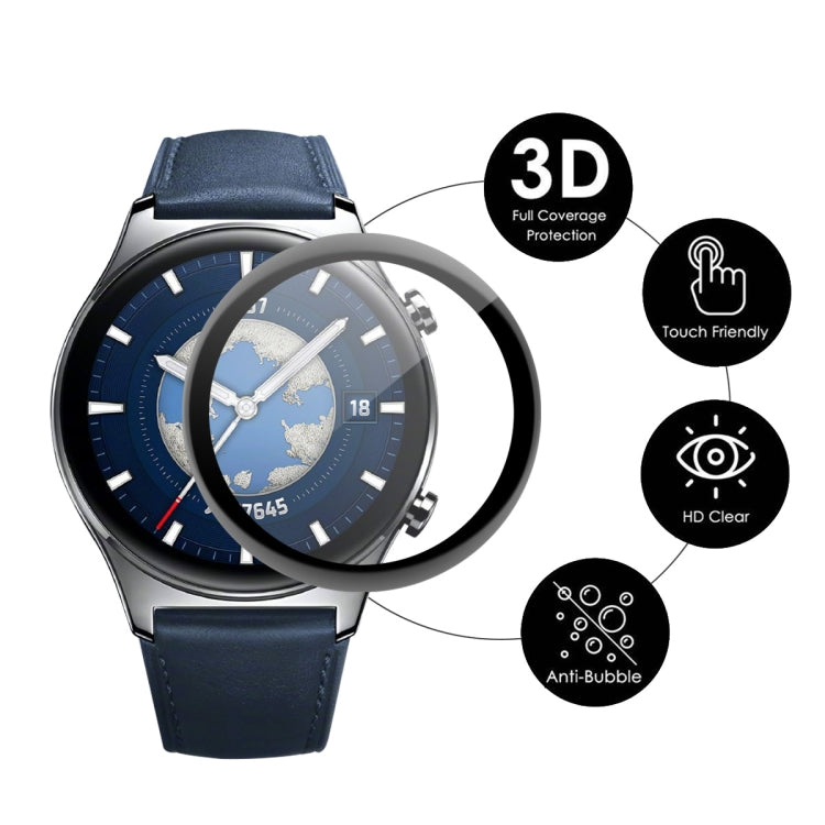 10 PCS For Honor Watch GS 3 ENKAY Full Coverage Soft Curved PC Edge + PMMA HD Protector Film