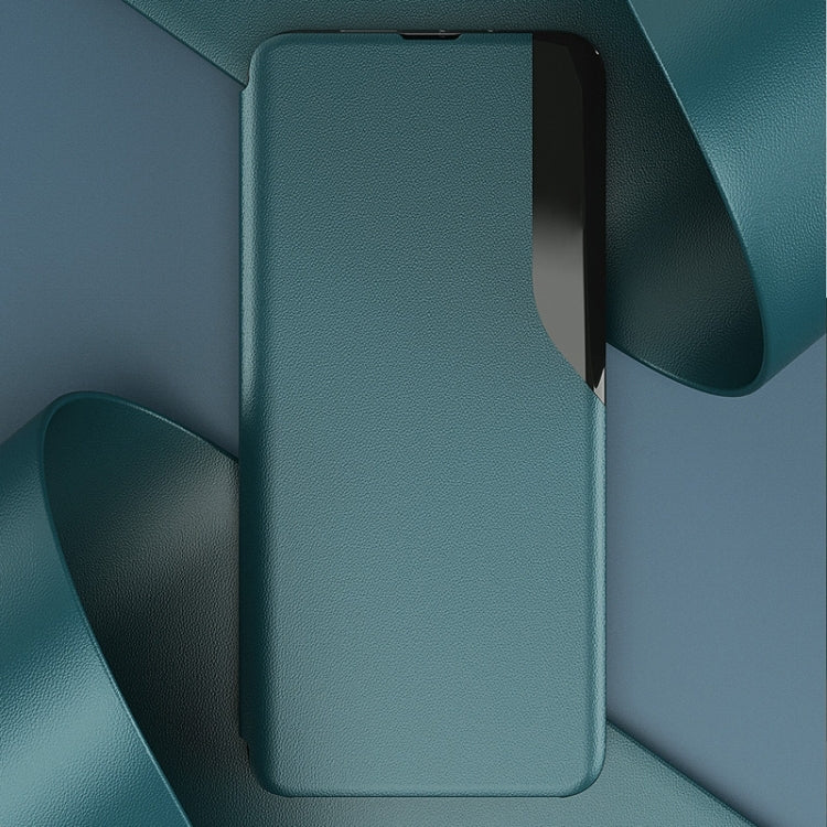 For Xiaomi 12 Pro Attraction Flip Holder Leather Phone Case((Blue)