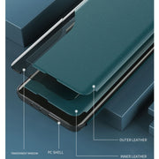 For Xiaomi 12 Pro Attraction Flip Holder Leather Phone Case((Blue)