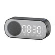 Z7 Digital Bluetooth 5.0 Speaker Multi-function Mirror Alarm Clock FM Radio(Black) - Desktop Speaker by PMC TechLife | Online Shopping South Africa | PMC TechLife
