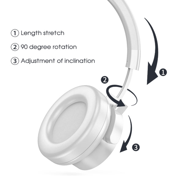 A53 TWS HIFI Stereo Wireless Bluetooth Gaming Headset with Mic(White)