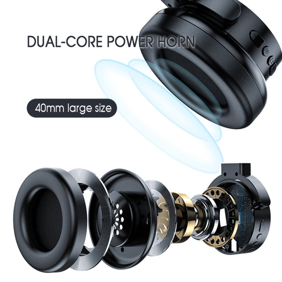 A53 TWS HIFI Stereo Wireless Bluetooth Gaming Headset with Mic(White)