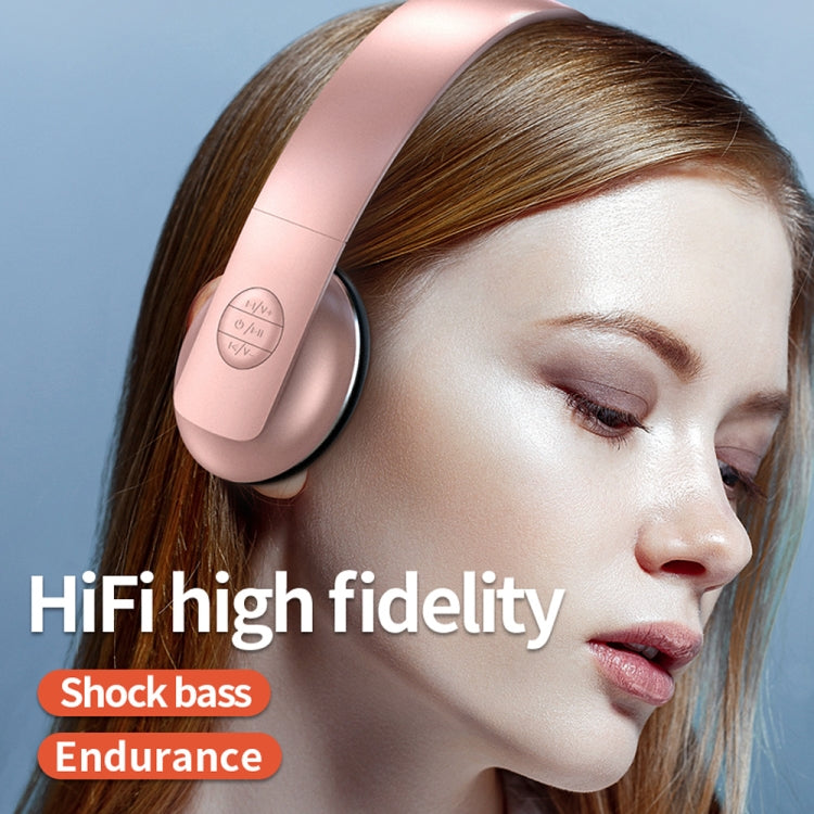 A50 Bass Stereo Wireless Bluetooth HIFI Headset with Mic(Blue)
