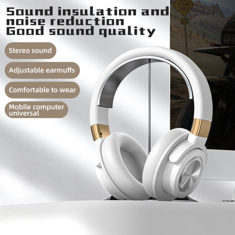 A51 USB Charging Wireless Bluetooth HIFI Stereo Headset with Mic(Green)
