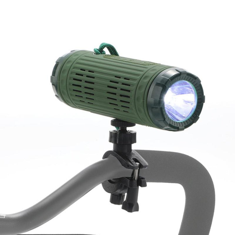 T&G TG312 LED Outdoor Portable Multifunctional Wireless Bluetooth Speaker(Green)
