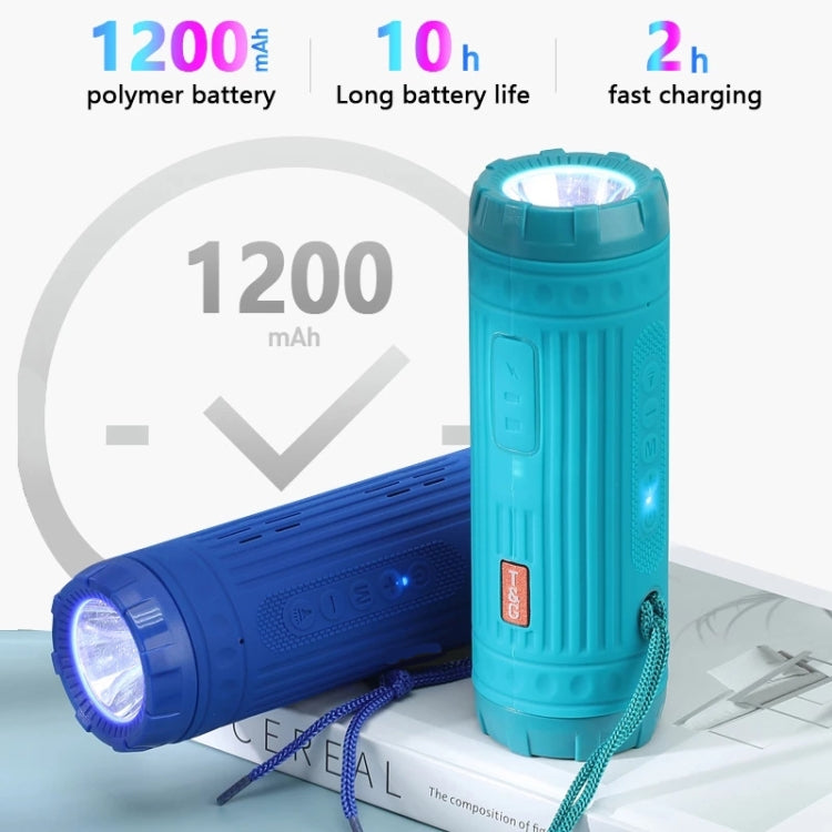 T&G TG312 LED Outdoor Portable Multifunctional Wireless Bluetooth Speaker(Red)