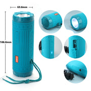 T&G TG312 LED Outdoor Portable Multifunctional Wireless Bluetooth Speaker(Red)