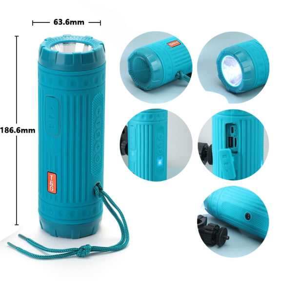 T&G TG312 LED Outdoor Portable Multifunctional Wireless Bluetooth Speaker(Red)