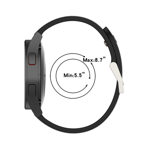 For Samsung Galaxy Watch4 40mm Two-Color Silicone Breathable Watch Band(Red+Green)
